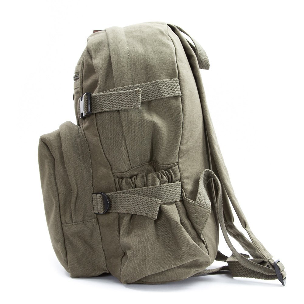 olive canvas backpack