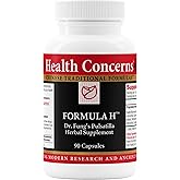 Health Concerns Formula H – Blood Circulation & Vascular Support – Vein Health Supplement – Herbal Formula with Quercetin & Skullcap Root – Chinese Traditional Medicine – 90 Capsules