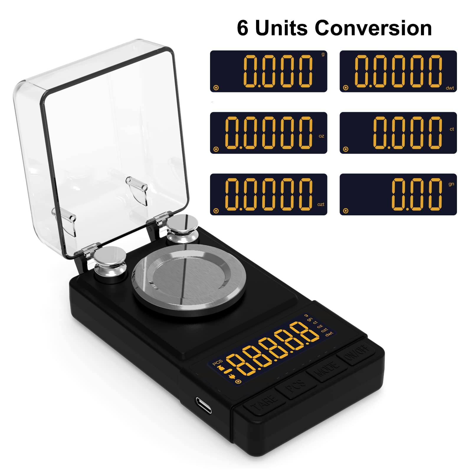 Milligram Scale 50 x 0.001g Reloading Gunpowder Grain Scale 771 x 0.02