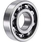 uxcell 6306 Deep Groove Ball Bearings 30x72x19mm Chrome Steel, Open Type | C3 Clearance