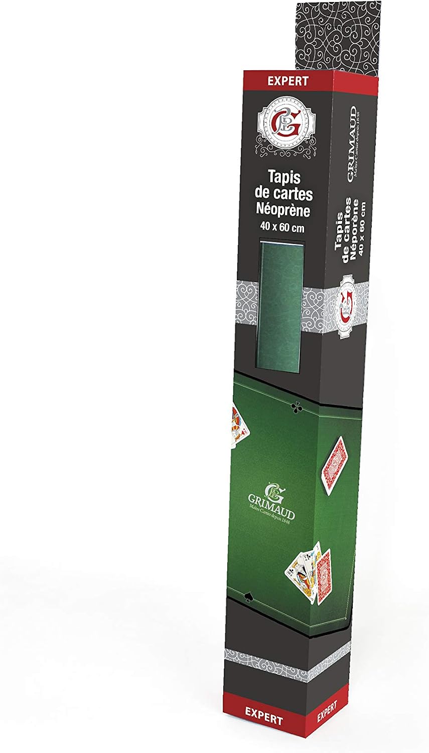 Grimaud Neoprene Card Mat 40 x 60 cm - Belote/Poker/Tarot/Coinche Play Mat - Non Slip - Perfect Card Slide - Image 4