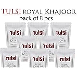 Tulsi Royal Khajoor Plus Silver Coated Dates - Pack Of 24 Sachets (6.77 Oz)