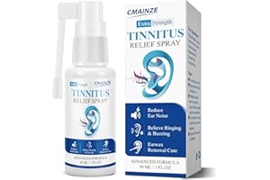 CMAINZE Tinnitus Relief for Ringing Ears, Tinnitus Treatment for Ear Ringing Relief, Natural Tinnitus Relief Spray, Reduce Ear Noise & Improve Hearing, 30 ml
