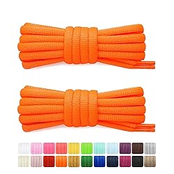 Stepace [2 Pairs Half Round Shoe Laces 1/4" Width
