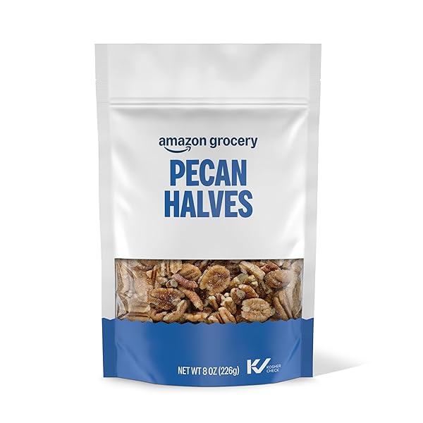 AMAZON GROCERY, PECAN HALVES, 8 OZ (PREVIOUSLY HAPPY...