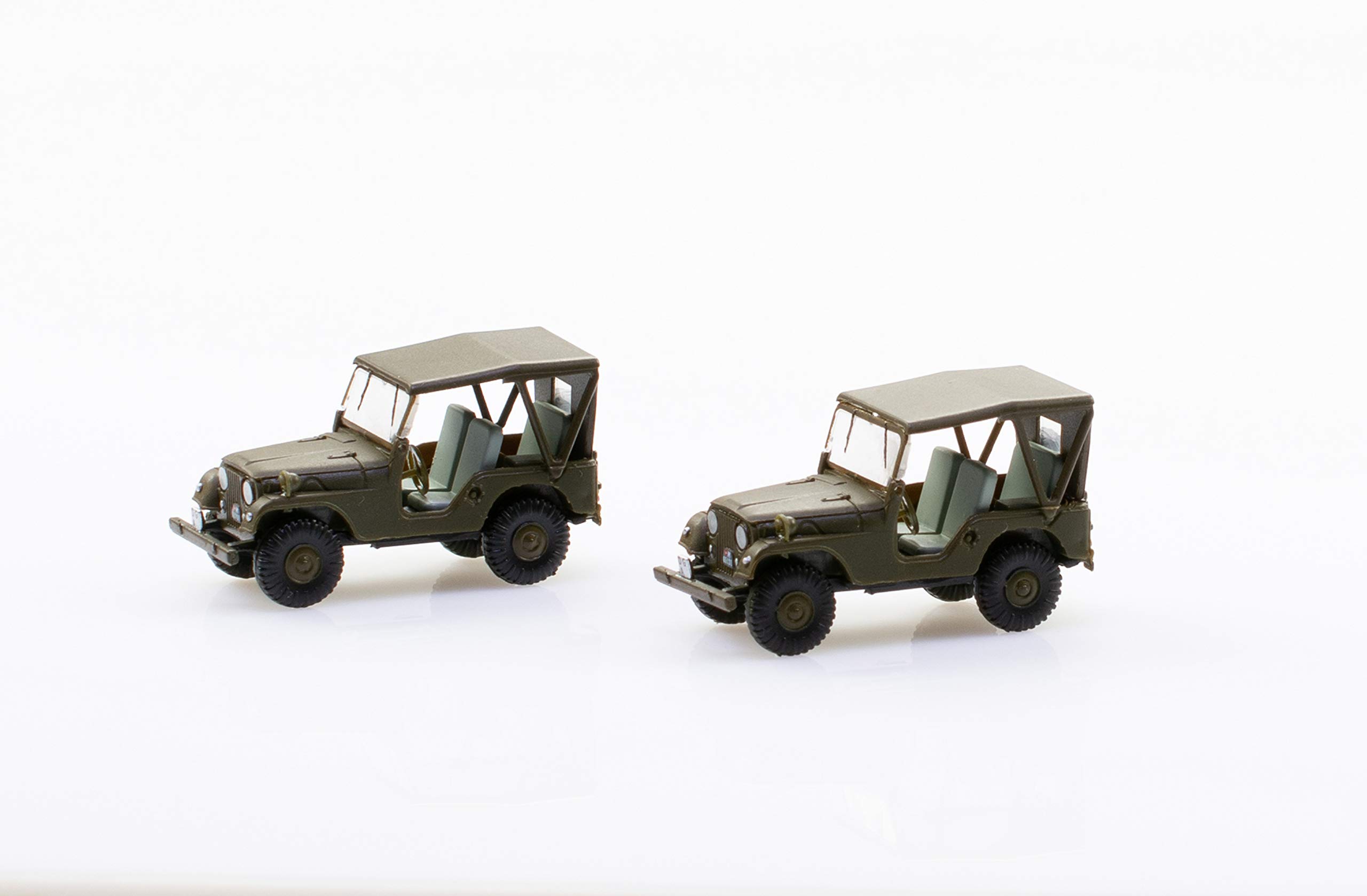 Arwci ACE 85005105 1/87 Set of 2 Willy's Army Jeep M38A1 Die-Cast Collectors Models