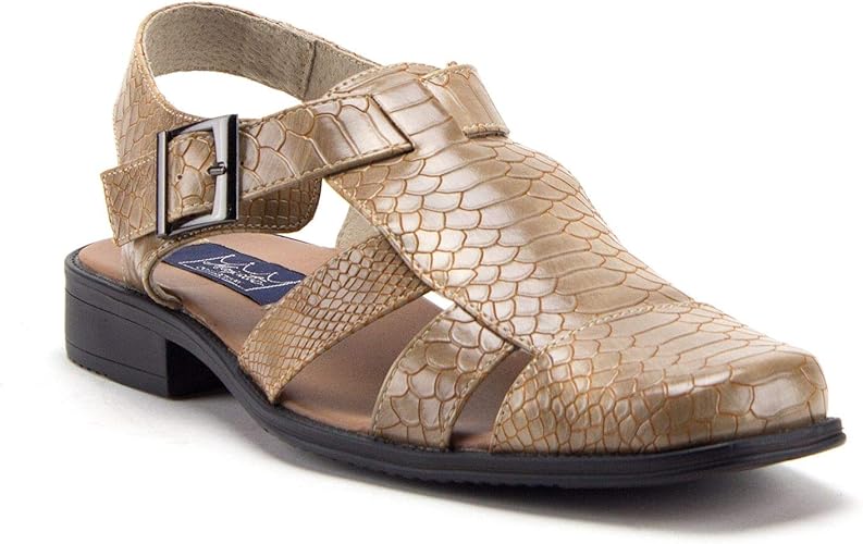 mens closed toe dress sandals