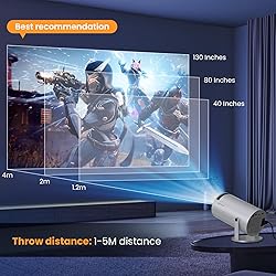 [180°Freestyle & Auto Keystone]Projector with 5G