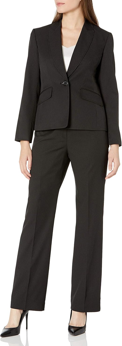 Le Suit Women's Business Suit Pants Set Amazon.co.uk Clothing