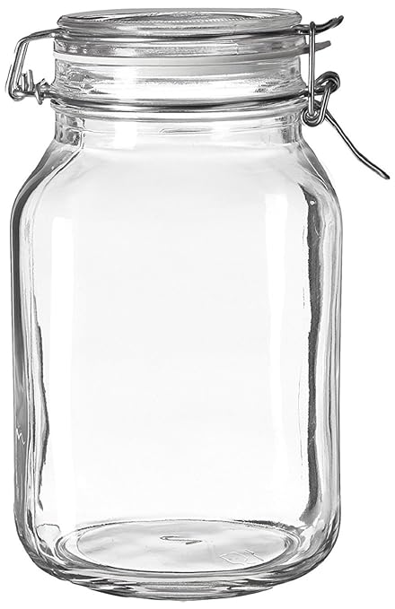 Buy 2 Liter Bormioli Rocco Fido Clear Glass Jar With 85 Mm Gasket 2 Liter Online At Low Prices In India Amazon In