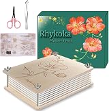 Rhykoka Flower Press 8-Layer 6.3x8.3 inch Wooden Leaf Pressing Kit view 1