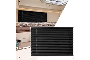 RVSURVE RV Blinds for Camper Window 38" W x 24" L, RV Window Shades, Camper RV Pleated Shades, RV Privacy Blinds for Motor Coach RV Camper Travel Trailer Motorhome Solar Shade