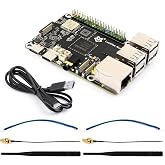 Waveshare Luckfox Aura High-Performance Linux Development Board, Rockchip RV1126B Quad-Core 1.6GHz Processor, 3 Tops Computing Power, 4K Encoding and Decoding, 2GB RAM, 0GB eMMC Flash