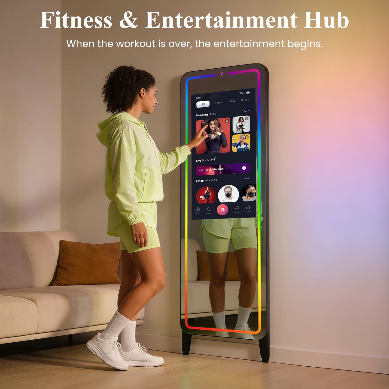 LumaVue Smart Fitness Mirror 32