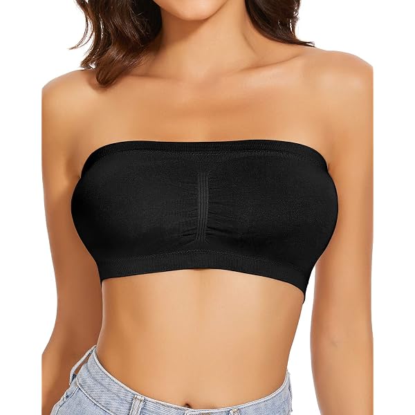 Shecurve Push-Up Strapless Bra For Plus Size – Underwire Bandeau With Lift & Support