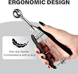 TJ POP Mini Cookie Scoop 5 ml Stainless Steel with Easy Trigger Release view 6