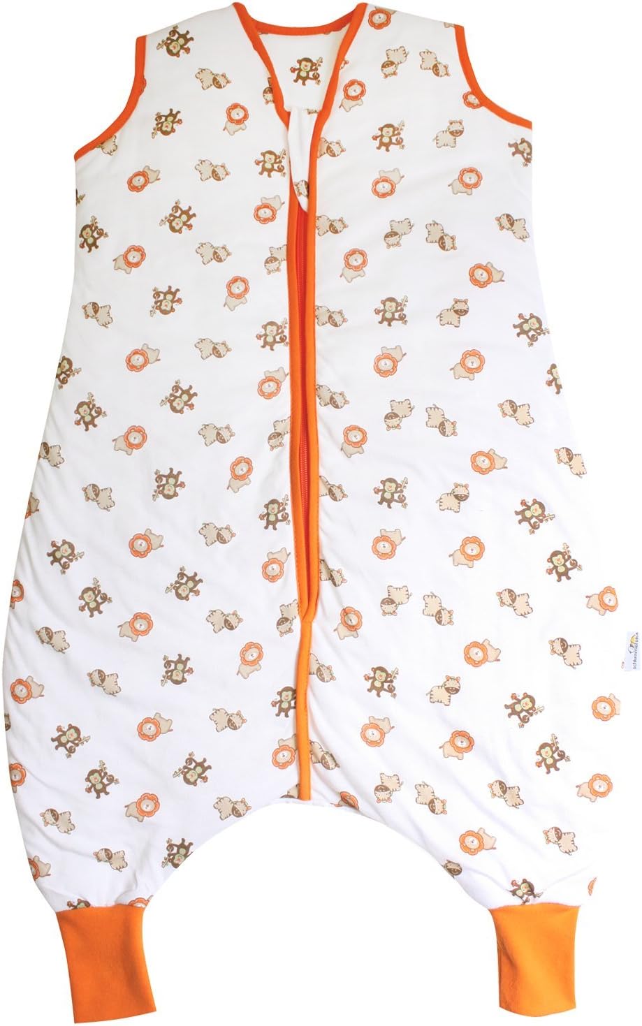 Slumbersac Summer Sleeping Bag with Feet and Bottom Poppers 1.0 Tog Simply Zoo Animals 12-18 Months