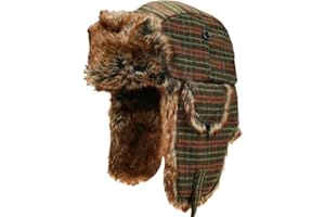 NORTH CLIFF Unisex Winter Trapper Hat Cold Proof Keep Warm Hat with Ear Flaps