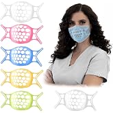 Face Mask Bracket Mask Guards for Under Mask Insert Women Mask Spacers 6PC | Mask Spacers for Under Mask Mask Frame Mask Guard Mask Cage For Women Silicone
