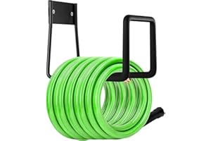 Sageme Hose Hanger, Heavy Duty Metal Hose Holder Wall Mount, Hook for Garden Hose/Expandable Hose/Hose Reel/Water Hose/Pocket Hose/Flexable Hose/Magic Hose (Hose Holder 175 Ft)