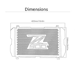 Z900 2025 Motorcycle Radiator Grille Guard