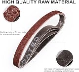 STEBRUAM Sanding Belts 10x330 mm 30 Pcs 40/60/80/120/180/240 Mix view 4