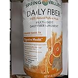 Spring Valley Daily Fiber Digestive Health, Orange Smooth, 48.2 oz