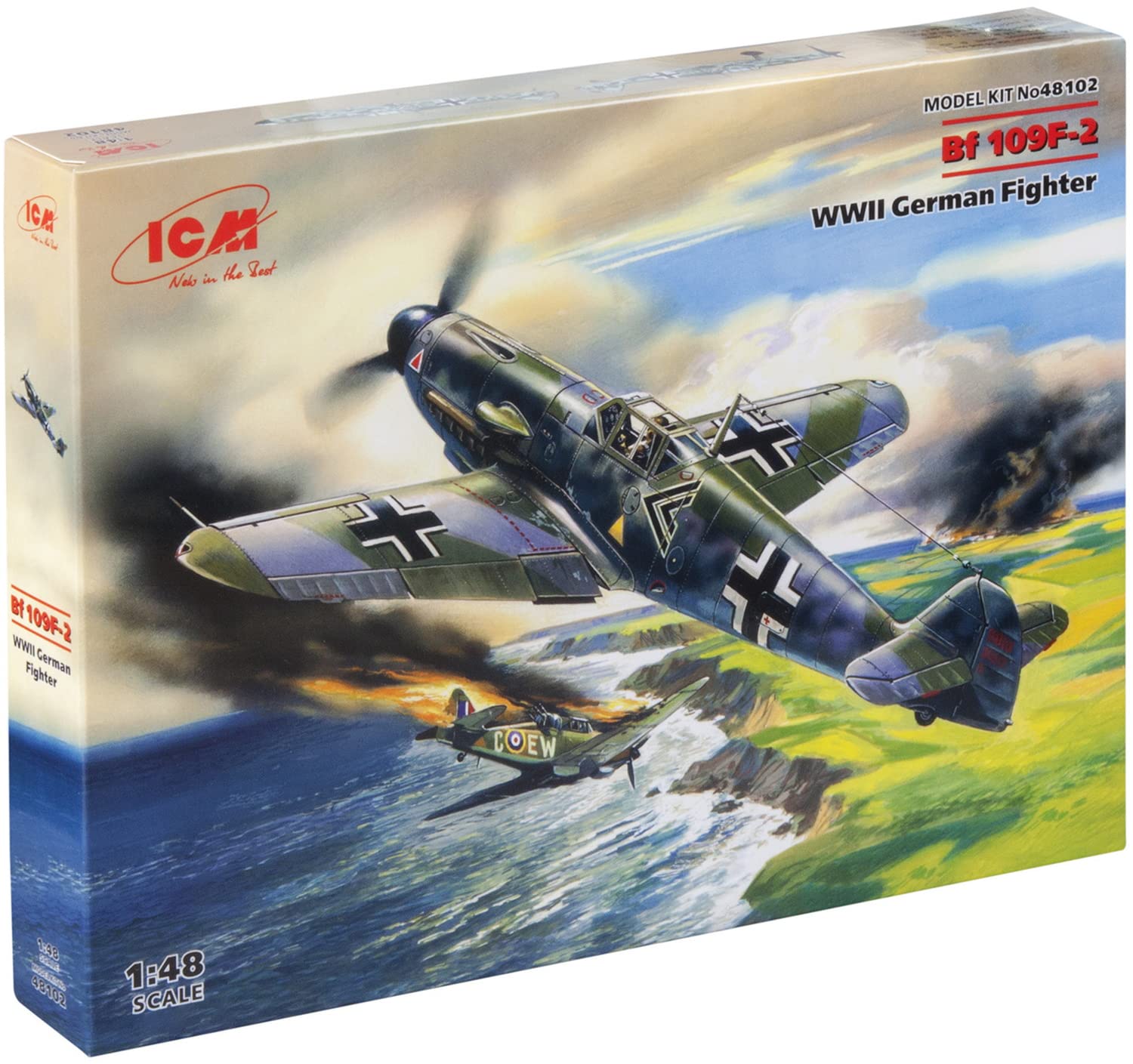 ICM Models Bf 109F-2 German Fighter Building Kit