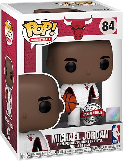 Funko POP! NBA Michael Jordan Chicago Bulls White Warmup Vinyl Figure