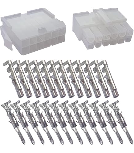 Molex, 12 Circuit Connector -2 Complete Set- Wire Conn. with Pins
