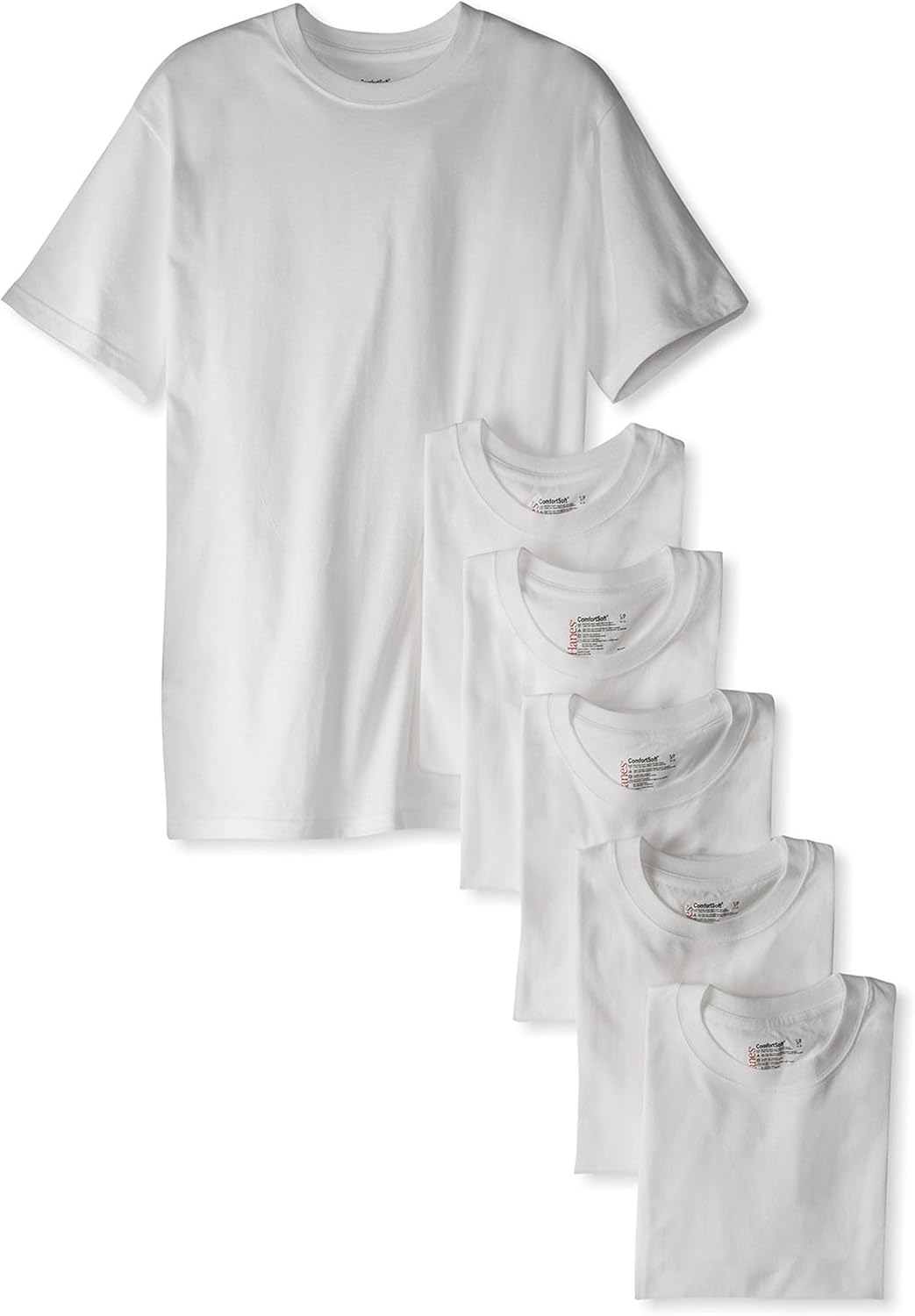Hanes Ultimate Men's 3-Pack FreshIQ Crew Neck Tee: Clothing