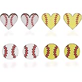 Baseball Earrings for Women Baseball Mom Essentials Accessories Gifts Lightweight Game Day Team Sports Earrings Jewelry Party Favors Shirts Women