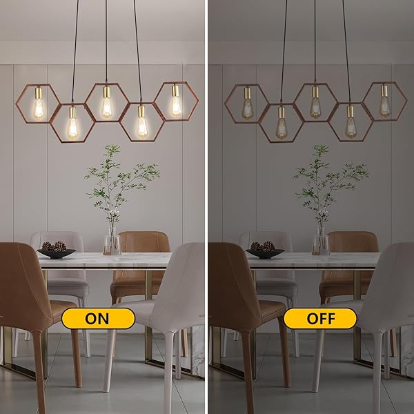FANG YAN MEI FARMHOUSE KITCHEN ISLAND LIGHT FIXTURES,5-LIGHT DINING ROOM LIGHT FIXTURES OVER TABLE, INDUSTRIAL PENDANT LIGHTS LINEAR CHANDELIERS FOR DINING ROOM KITCHEN ISLAND