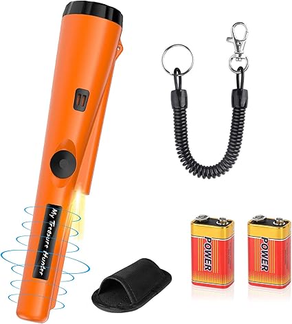 Detecteurs De Metaux Avec 2 Piles Pinpointer Portable Sonde Ip66 Etanche Tresor Chasse Outil Suzzer Vibrations Automatique Pour Enfant Adulte Debutant Amazon Fr Jardin