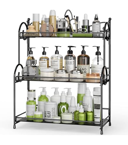 Weidace Étagère De Comptoir De Salle De Bain, Organisateur De