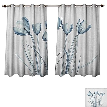 Amazon Com Pricetextile Flower Bedroom Thermal Blackout Curtains