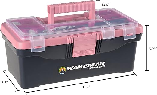 wakeman tackle box 1 tray ready2fish