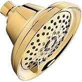 Massage Shower Head With Mist - High Pressure Boosting, Multi-Function, Massaging Rainfall Showerhead For Low Flow Showers & 