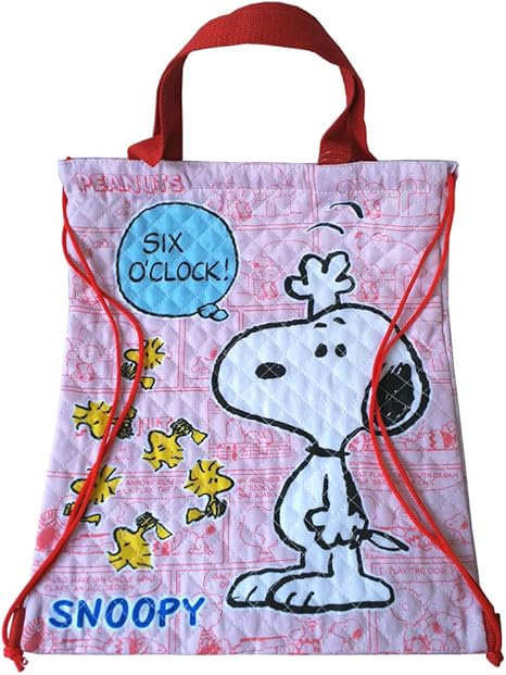 Amazon Co Jp Ys Peanuts スヌーピー キルトナップサック 子供 キッズ 学校 お稽古 綿 コットン お祝い 収納 入園 入学 雑貨 袋物 服飾 ギフト プレゼント ホーム キッチン