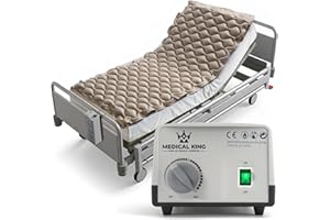 MEDICAL KING Alternating Air Pressure Mattress Pad with Electric Quiet Pump System for Hospital, Home Use