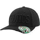 ZHATS NBA Unisex-Adult NBA Officially Licensed Adjustable Snapback Hat Contender Black