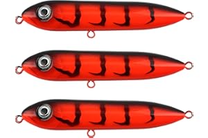 CATFISH SUMO Catfish Rattling Line Float Lure for Catfishing, Demon Dragon Style Peg for Santee Rig Fishing, 4 inch (3-Pack)