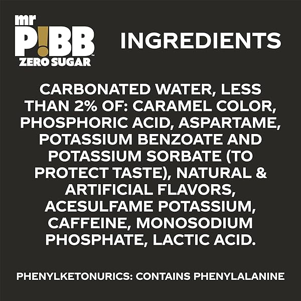 MR PIBB ZERO SUGAR 12OZ 12PK