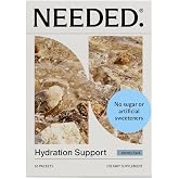 Needed. Hydration Support with Electrolytes &amp; Trace Minerals &ndash; Electrolytes for Pregnancy &amp; During Lactation - 30 Hydration Packets Lightly Sweetened with Real Fruit, Variety