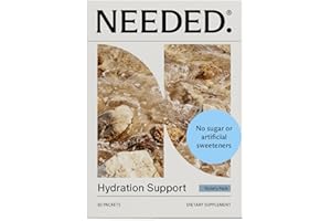 Needed. Hydration Support with Electrolytes & Trace Minerals – Electrolytes for Pregnancy & During Lactation - 30 Hydration Packets Lightly Sweetened with Real Fruit, Variety