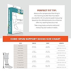 Core-Spun 20-30mmHg Moderate Graduated Compression