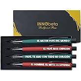 InnoBeta Regalo Para Papa, Regalos Para Papa Dia Del Padre, Mexican Dad Gifts for Christmas, Fathers Day, Ballpoint Pen Set of 4