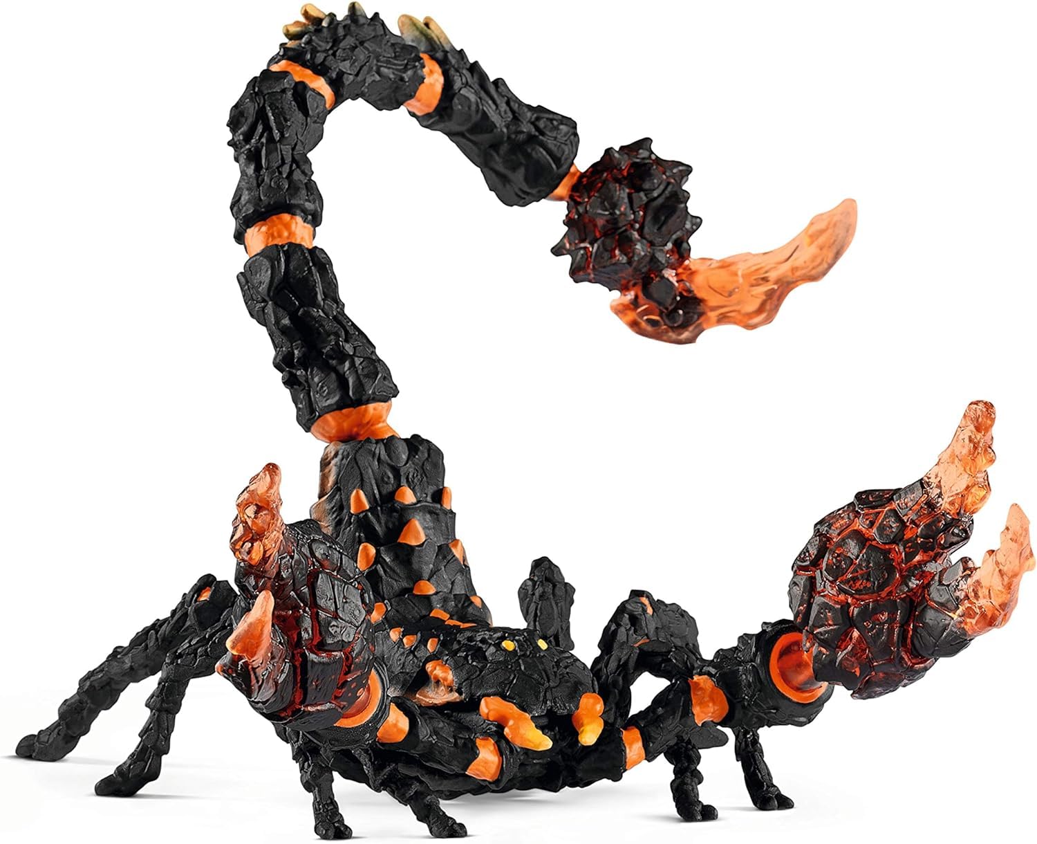 Schleich Eldrador Creatures - 8" Lava Scorpion Action Figure - Movable Scorpion Toy for Boys and Girls - Mythical Creature Figurine - Durable Fantasy Animal Beast Monster Toys for Kids Ages 7+ | 70142