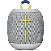 Ultimate Ears WONDERBOOM 4 Portable Waterproof Bluetooth Speaker with Big Bass and 360-Degree Sound, Dustproof Floating Speaker with 131ft (40m) Range - Gray (Renewed)