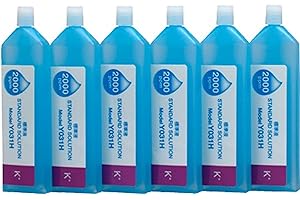 HORIBA 3200457719 Model Y031H Potassium Ion Standard Solution, 2000ppm Value, 14mL Volume (Bottle of 6)